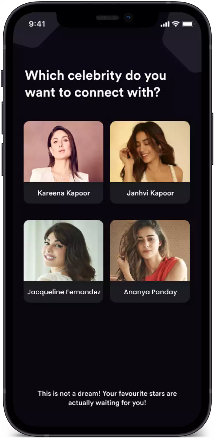 personalised video message from celebrity
